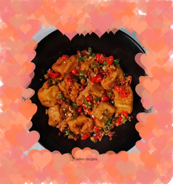 Braised tofu with soy sauce