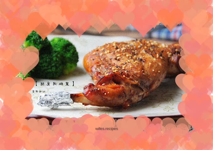 [Grilled Rabbit Legs with Black Pepper]: A delicious meat-and-vegetarian dish