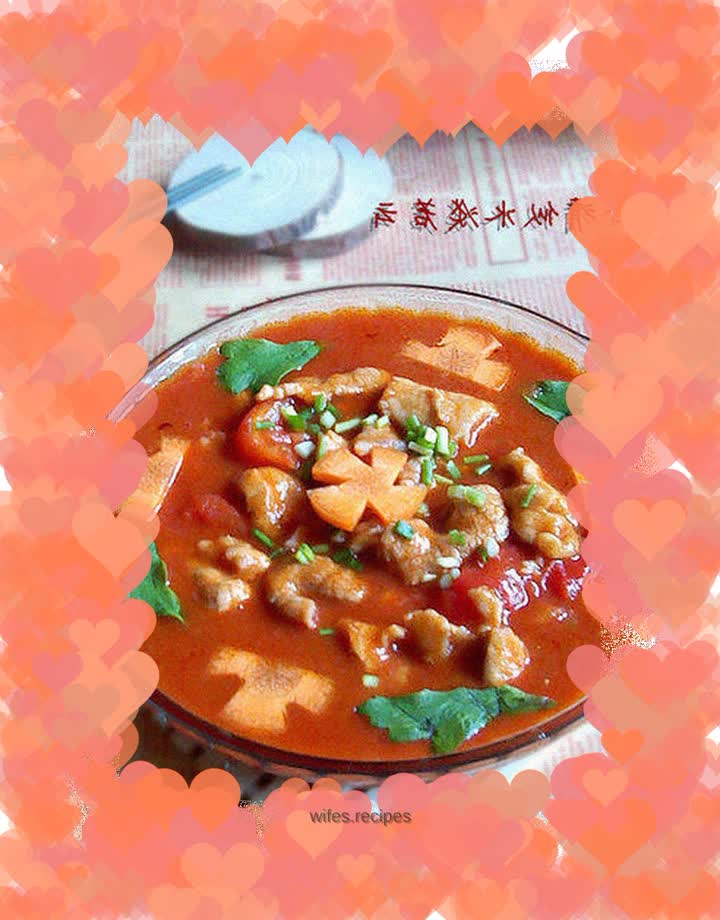 [Summer appetizers for pregnant mothers]————Tomato Braised Pork Slices