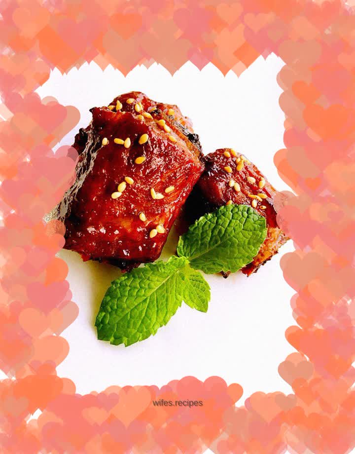 Sauce-flavored pork ribs