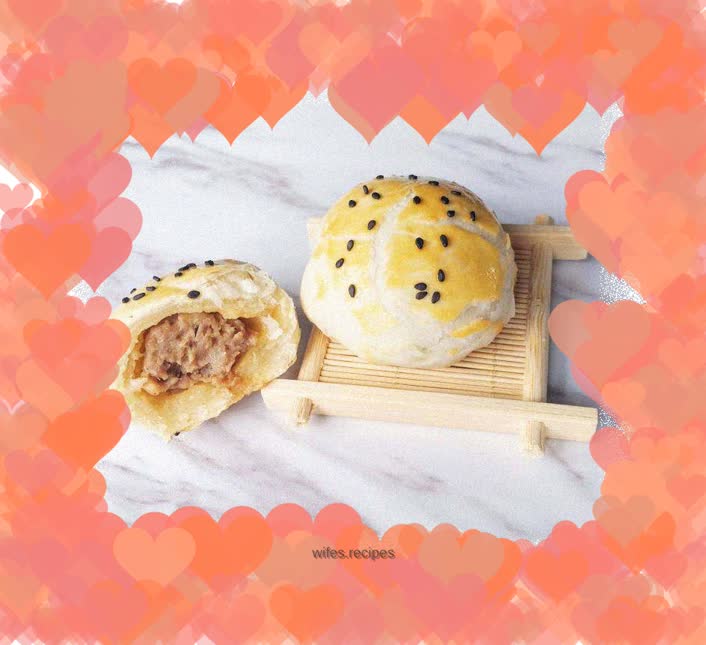 Fresh meat mooncakes