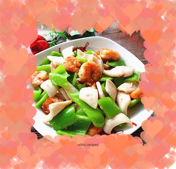 Stir-fried fresh chili pepper