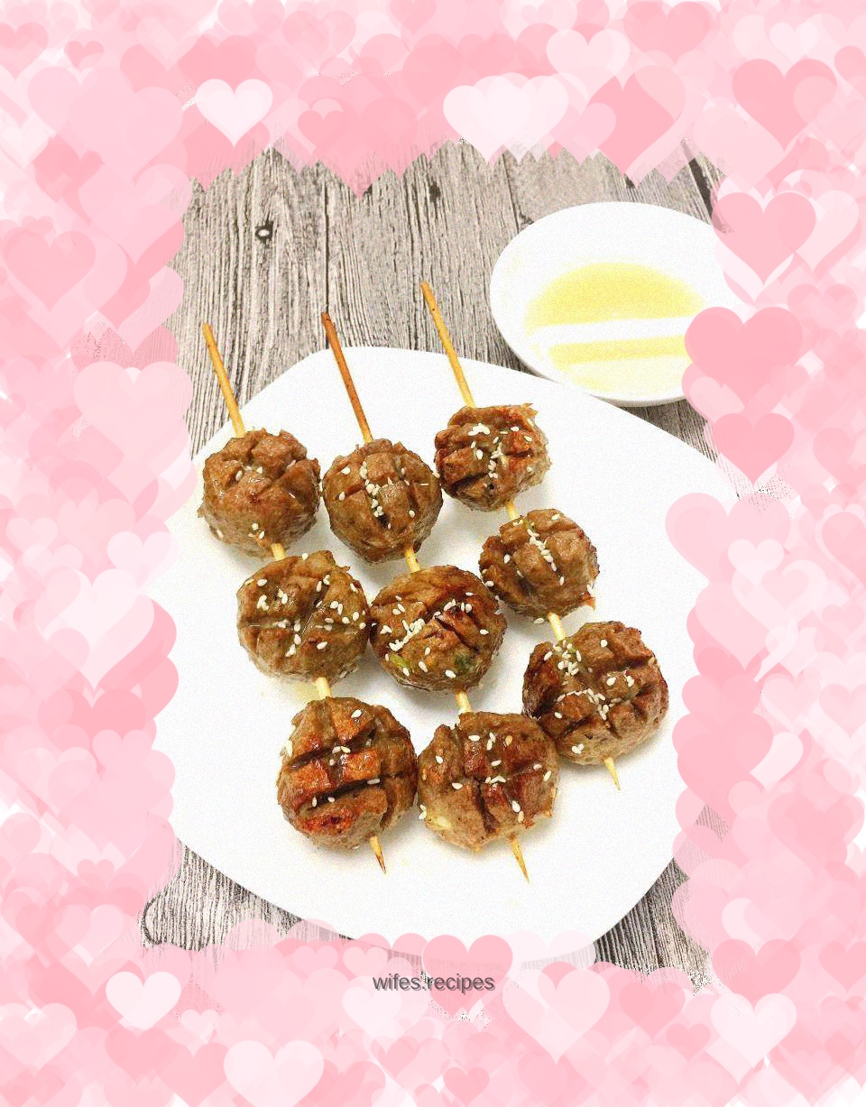 Grilled Beef Tendon Balls