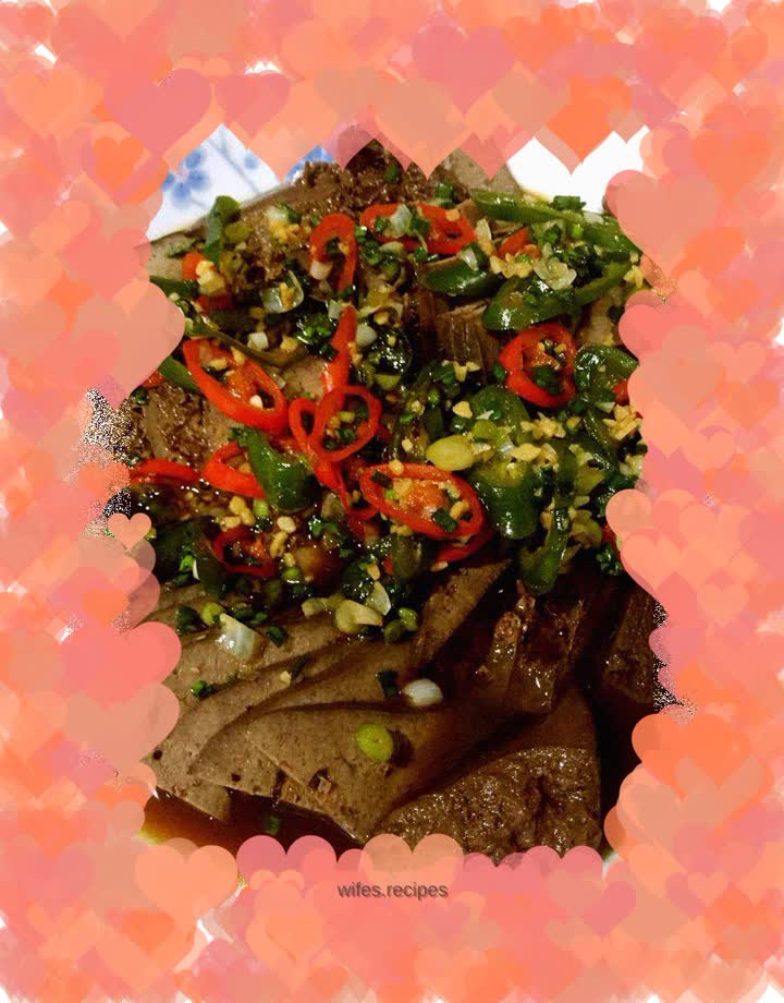 Braised Pork Liver - Side dish to go with wine