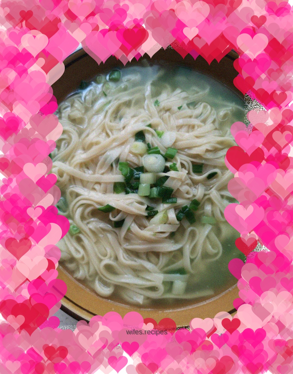 Scallion noodles