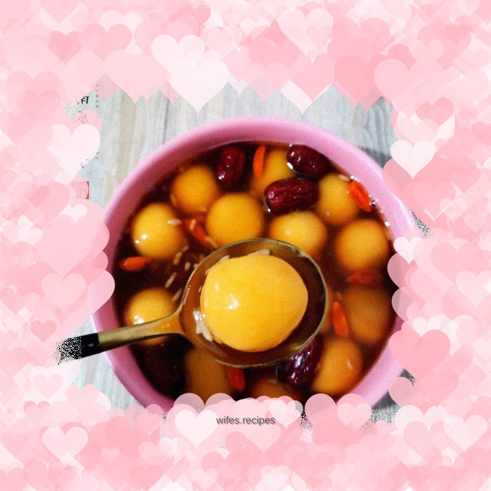 Pumpkin meatballs with sake lees