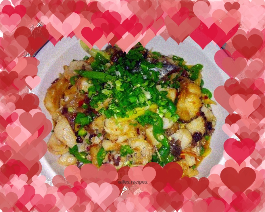 Twice-cooked fish—the little chef’s private dish