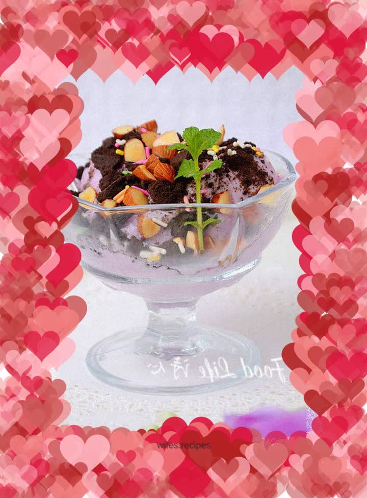 【Oreo Purple Sweet Potato Ice Cream】