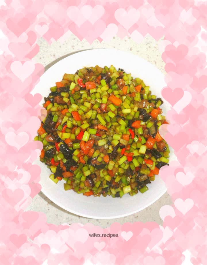 Cured meat and mixed vegetables