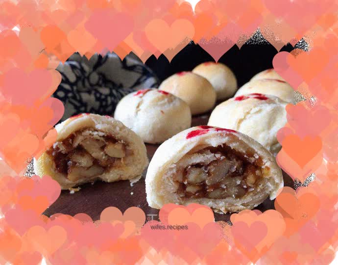 Butter caramel walnut crisp