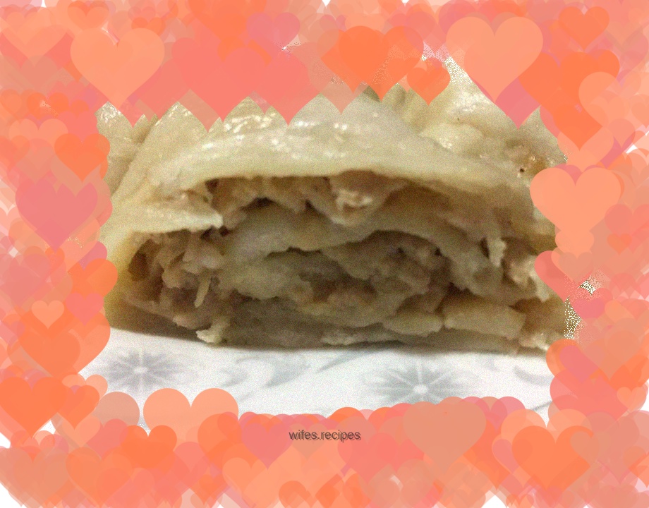 Shredded radish meat cage