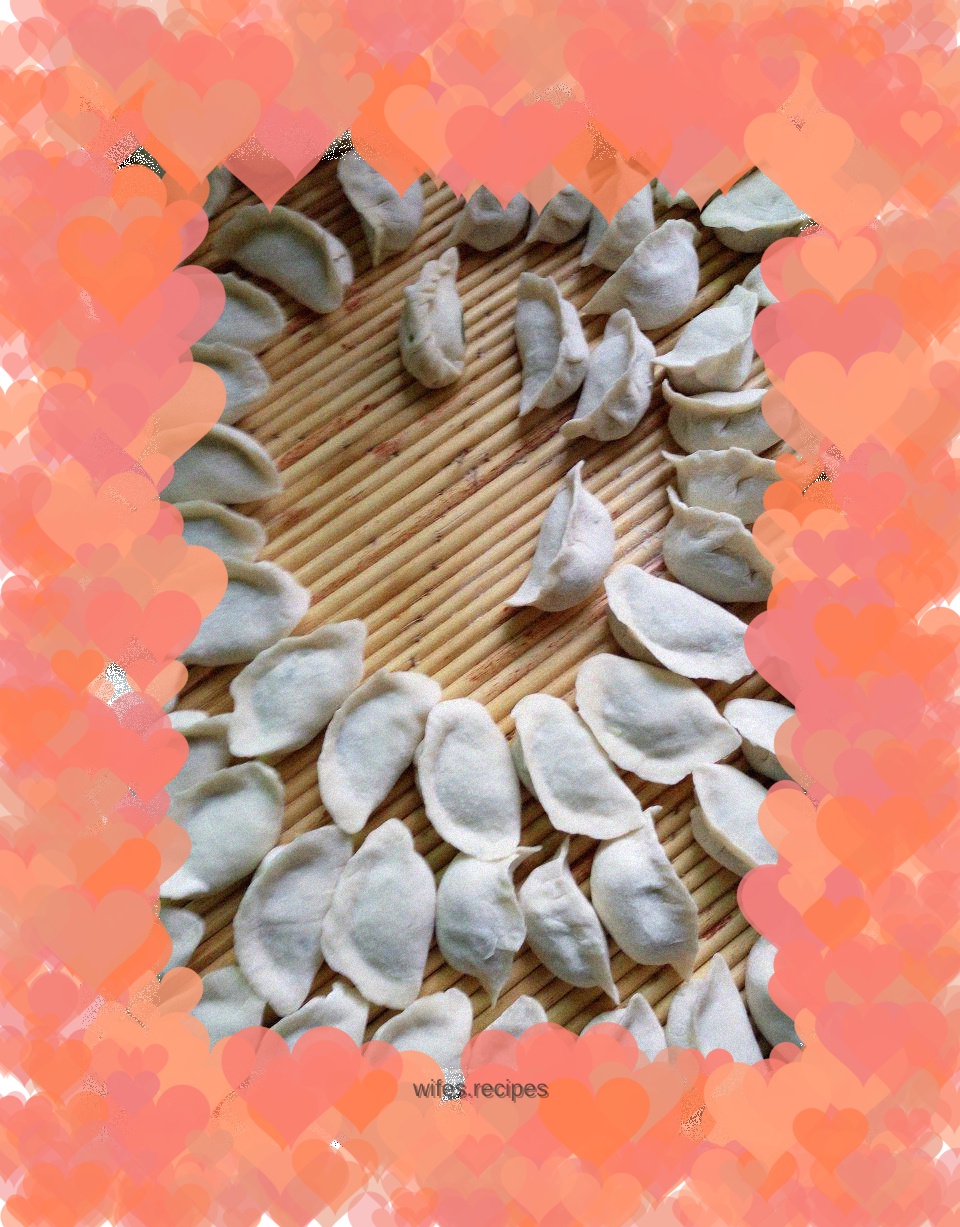 Pork and green onion dumplings