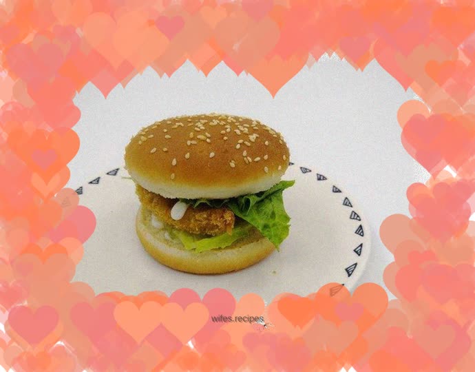 Hamburger︱Ricky Chicken Steak Hamburger