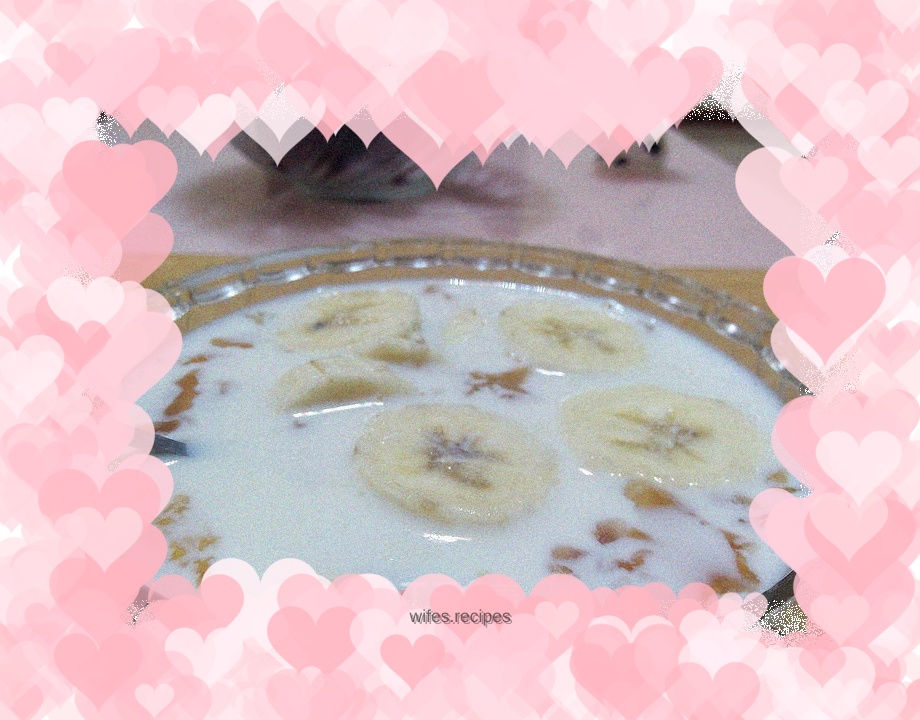 Peach Gum Banana Milk