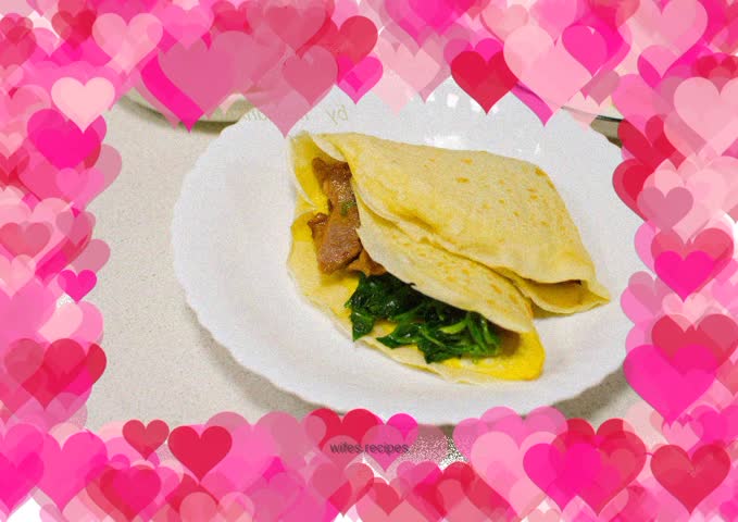 Breakfast egg pancake