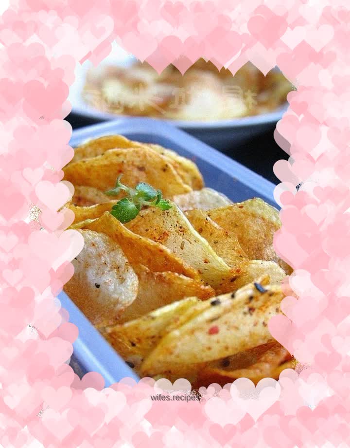 Easily make a super delicious snack - spicy potato chips