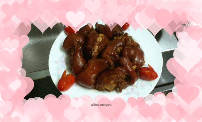 Braised pork knuckle