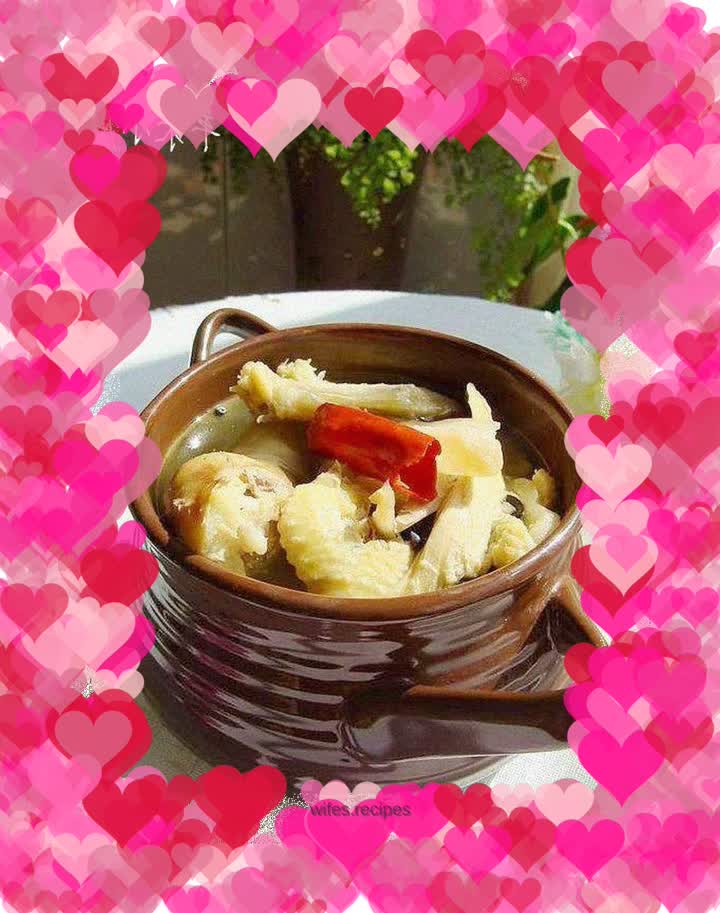 Braised roasted chicken with pickled mustard