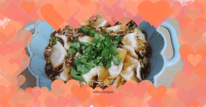 Lamb dumplings in sour soup