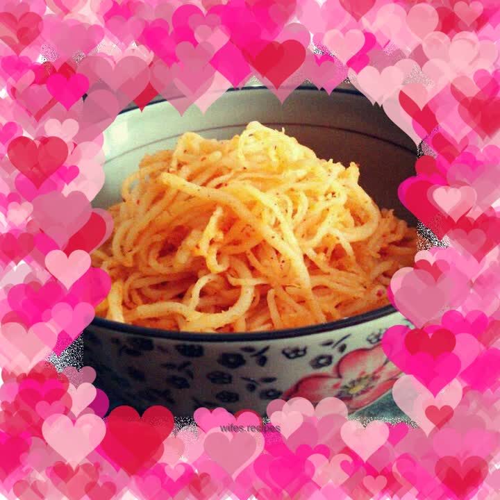 Special oil-splashed potato shreds