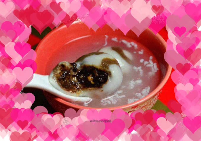 Chocolate glutinous rice balls