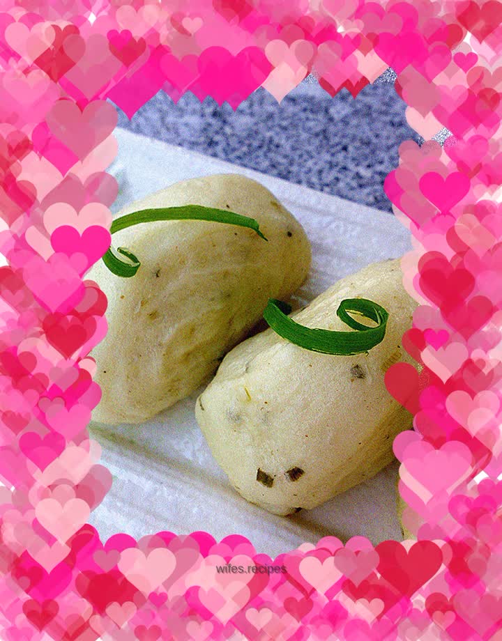 Green onion steamed buns