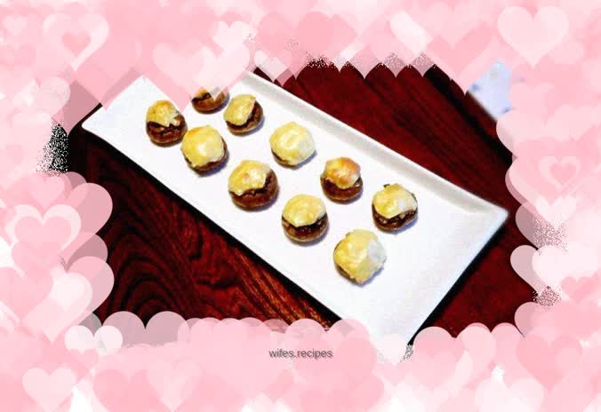 Baked Mushrooms with Cheese