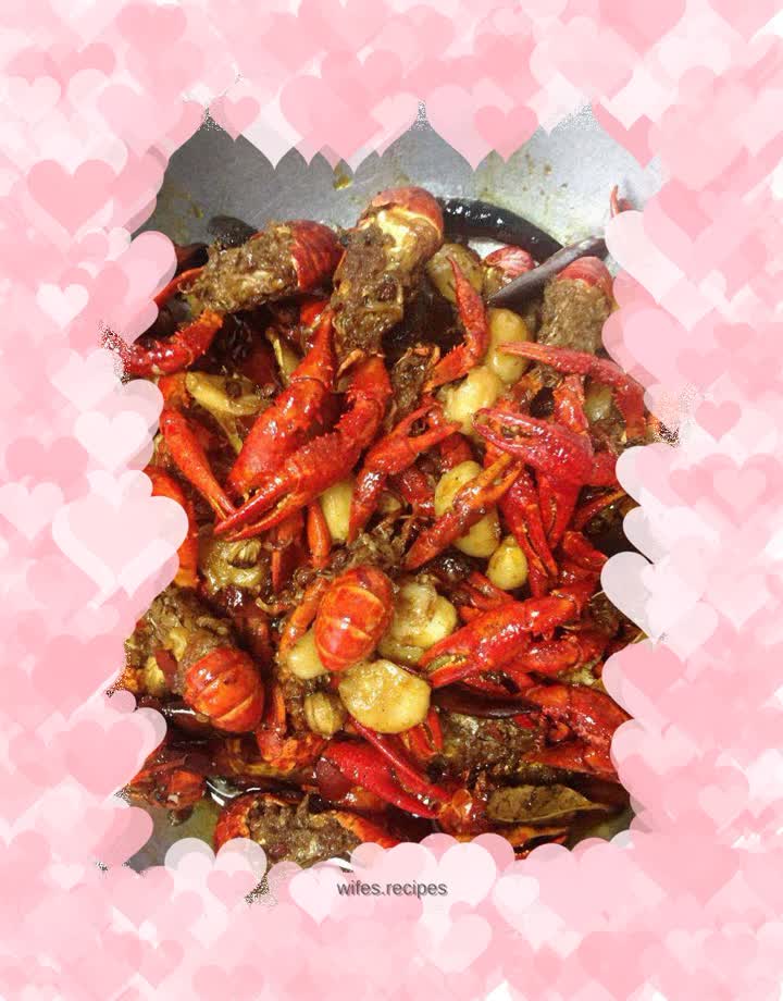 Braised crayfish