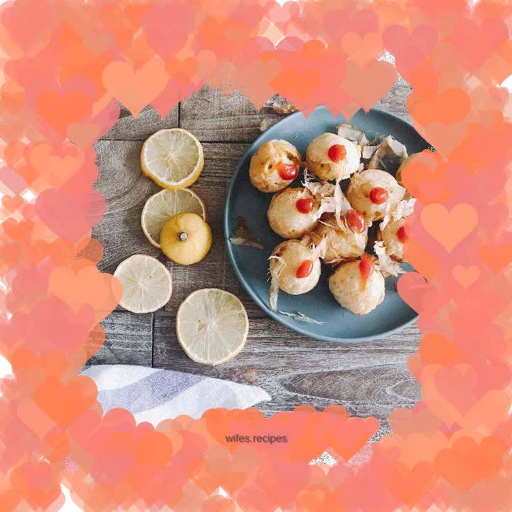 Homemade octopus balls