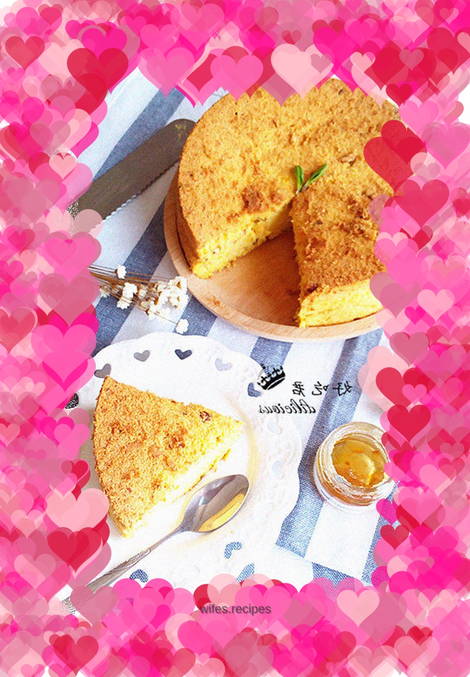 Pumpkin chiffon cake