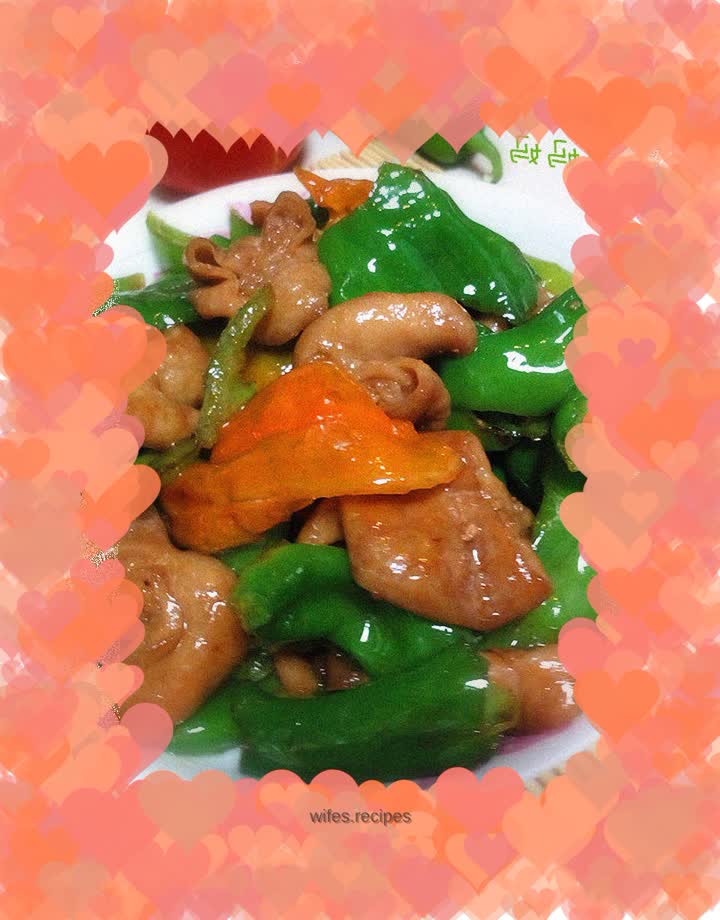 Stir-fried large intestine with hot pepper