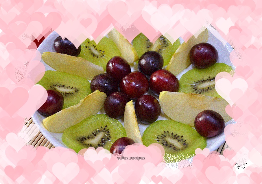 Simple fruit platter