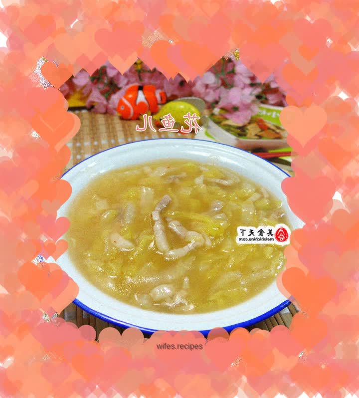 Pork belly and cabbage soup