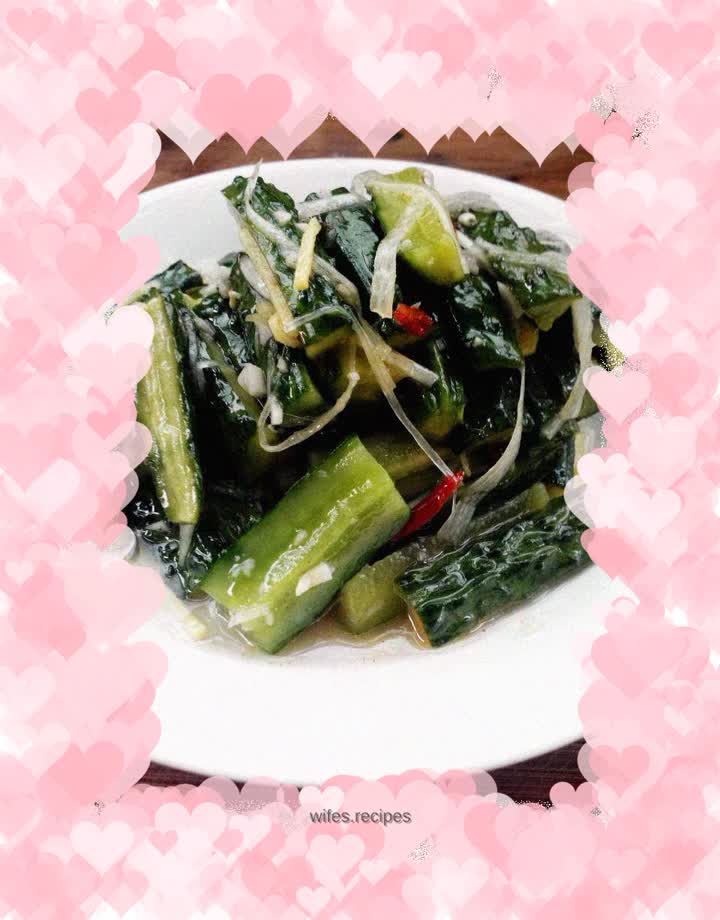 Delicious cucumber sticks