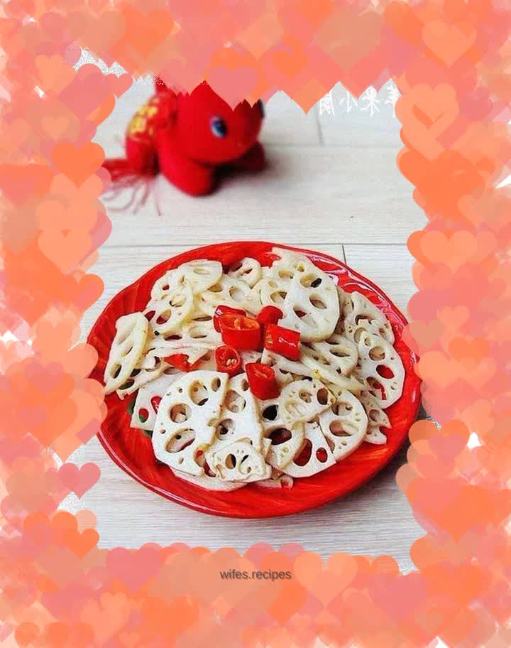 Homemade vinegar lotus root