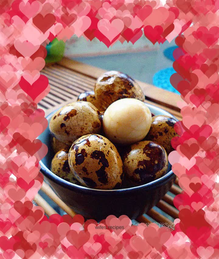 Spiced quail eggs