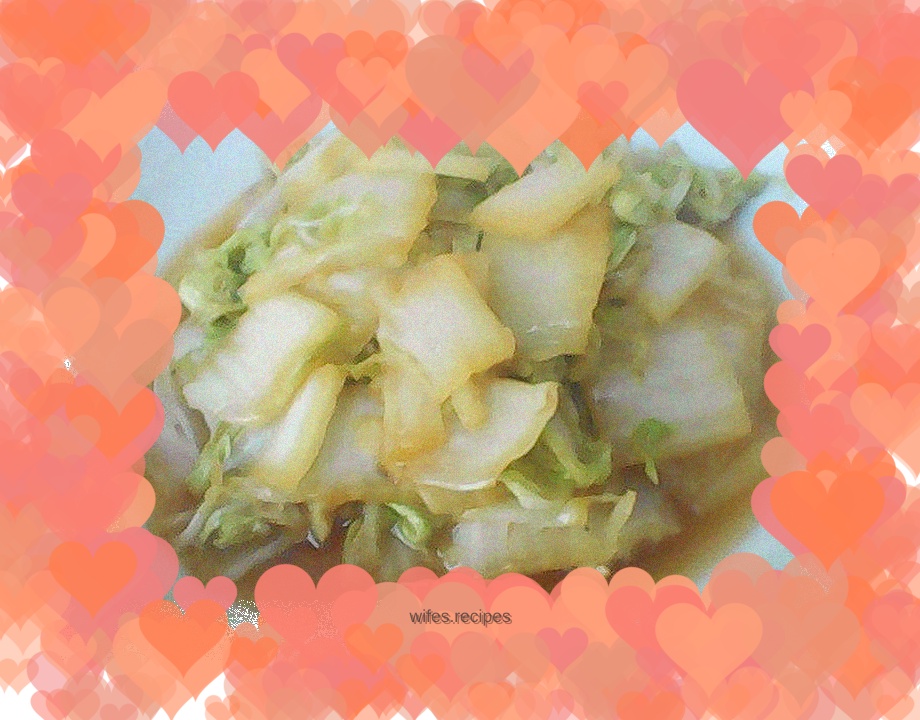 Stir-fried cabbage