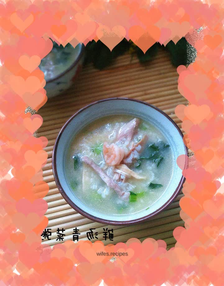 Fresh soup and vegetable porridge