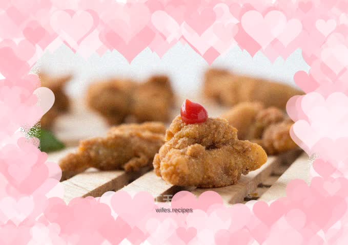 Homemade chicken popcorn