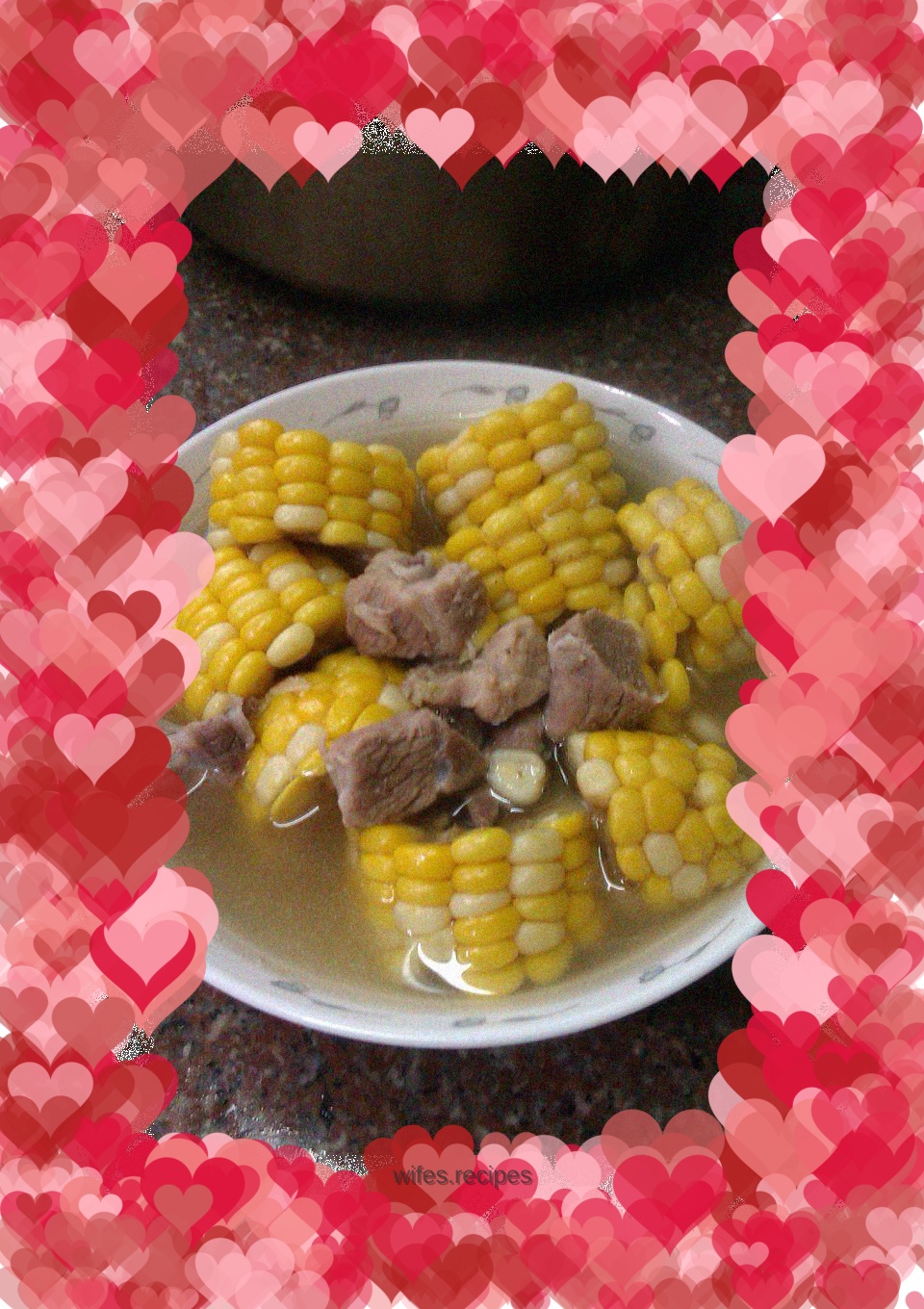 Corn ribs soup