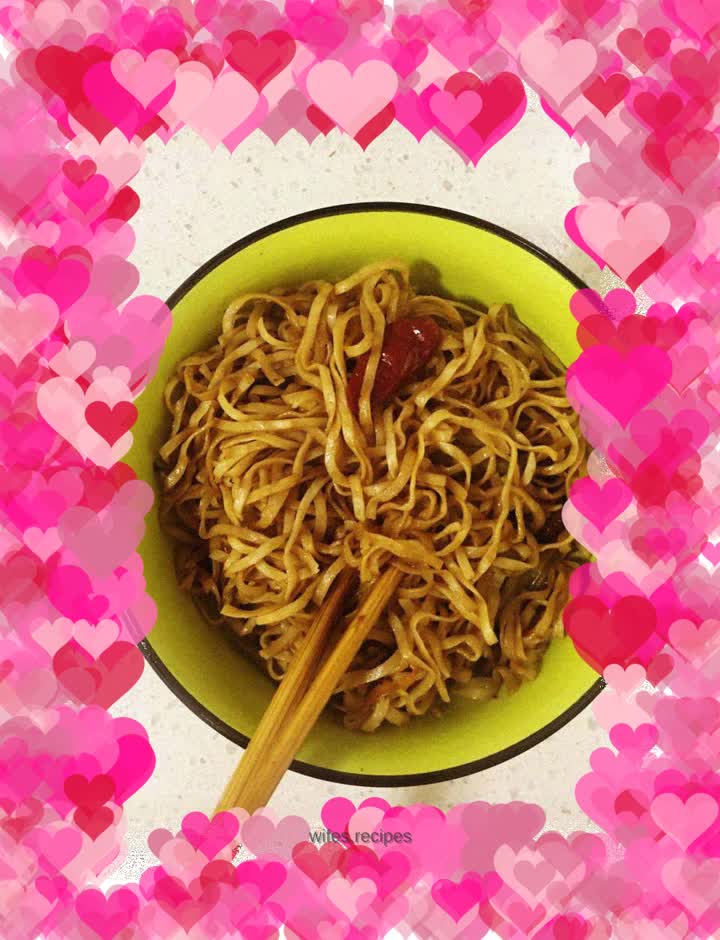 Homemade braised noodles (alternative braised noodles)