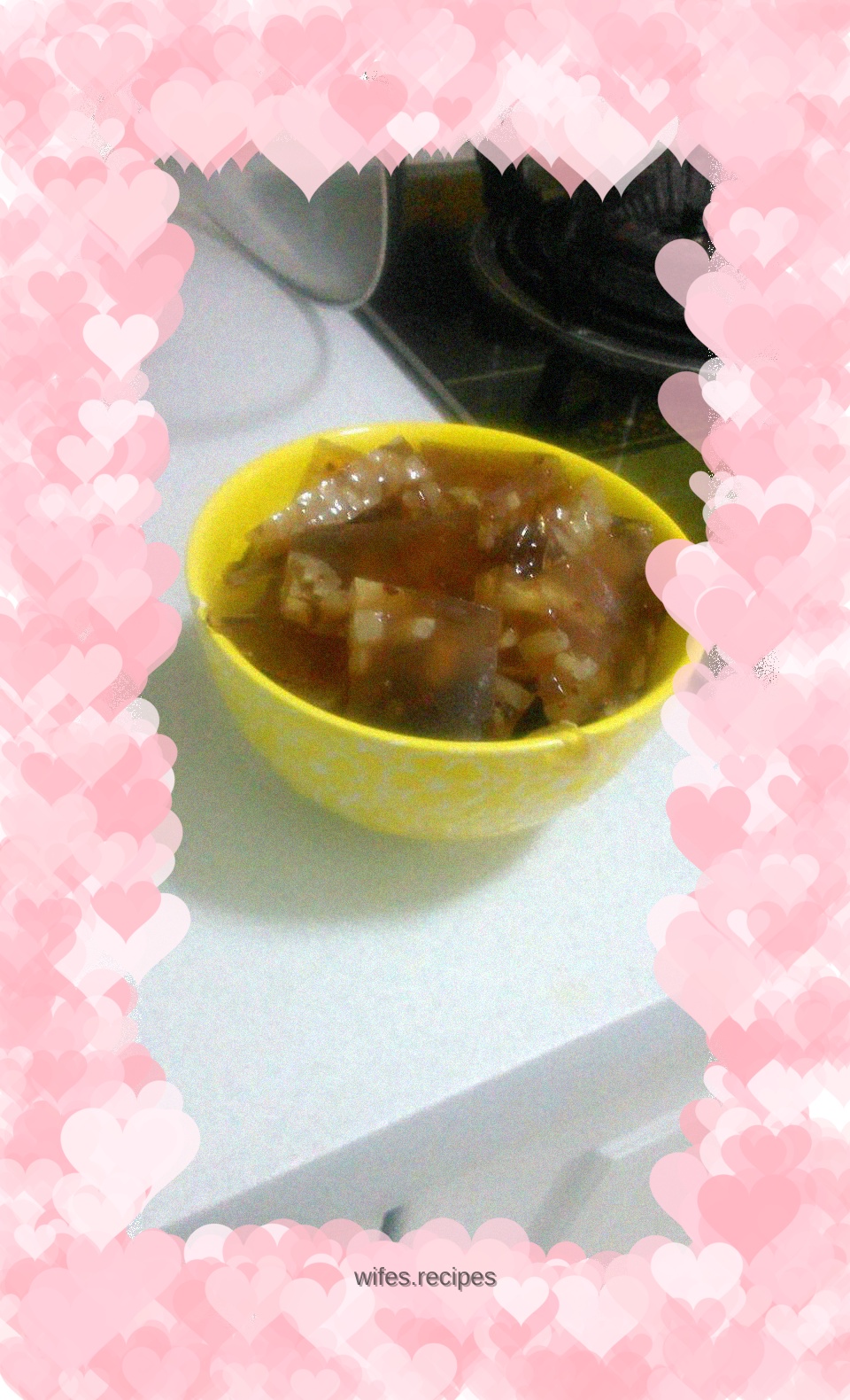 Pork skin jelly