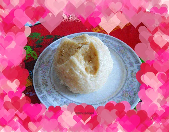 Color changing and blooming steamed buns