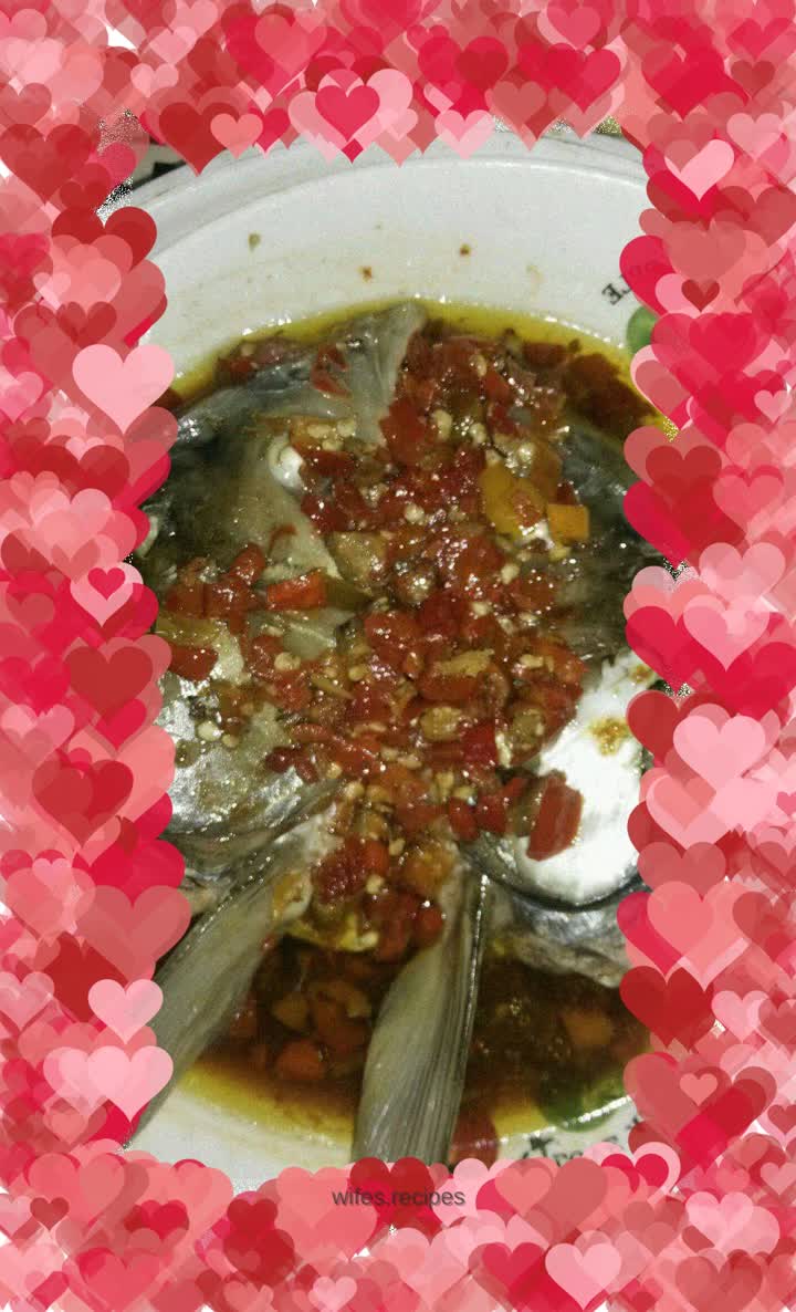 Rice cooker steamed fish head