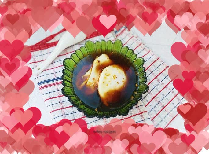 Brown sugar egg stew