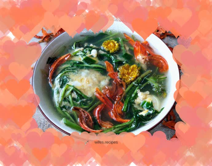 Lily Dandelion Egg Soup