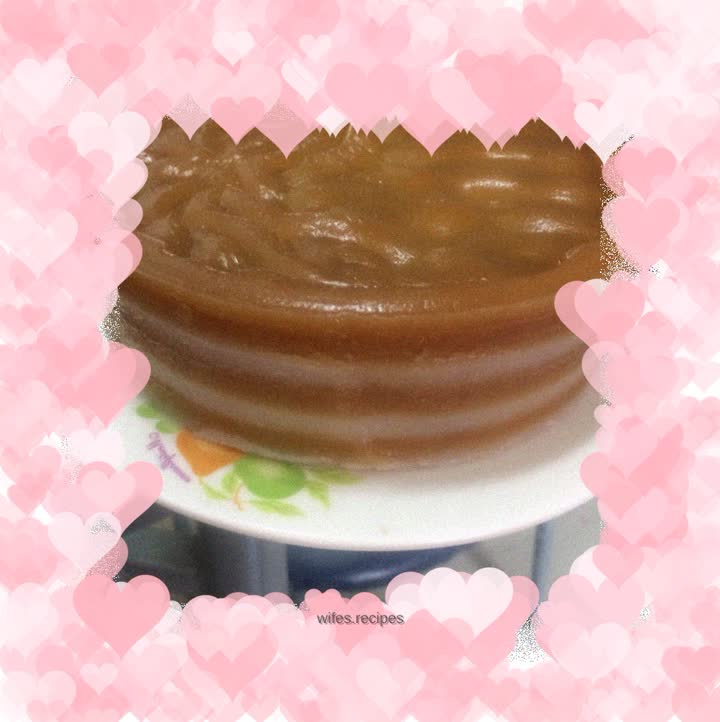 Red bean layer cake