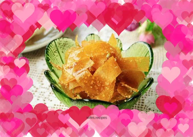 White sugar grapefruit peel