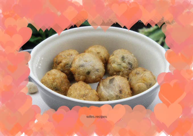 Soft glutinous taro balls