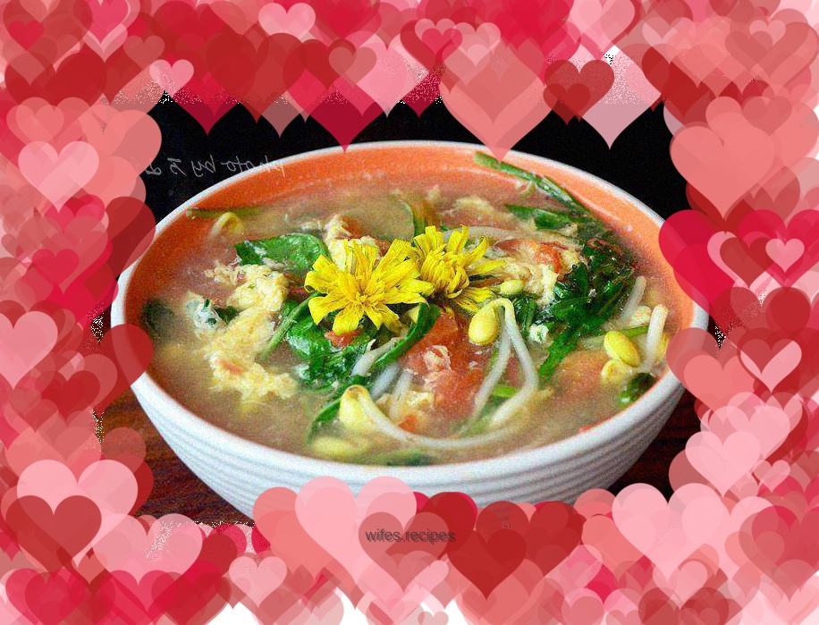 Dandelion Egg Soup